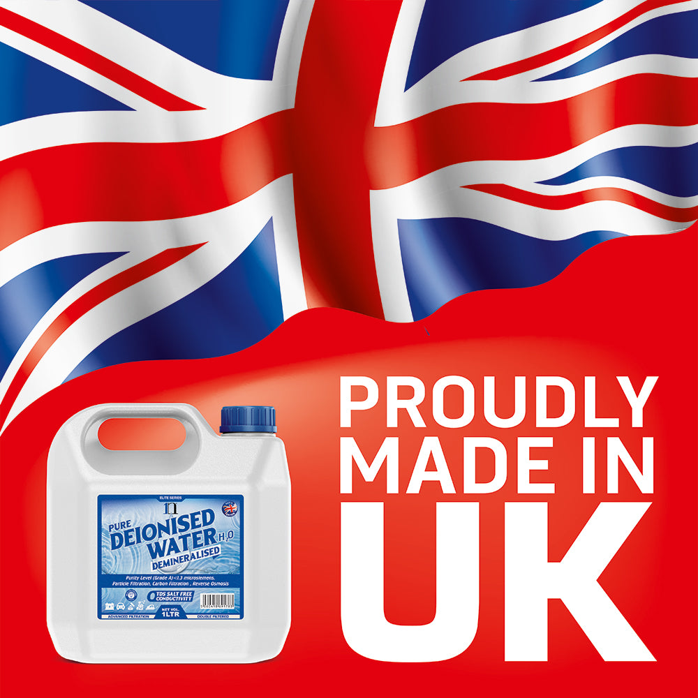 Pure Deionised Water 1L , 2.5L , 5L
