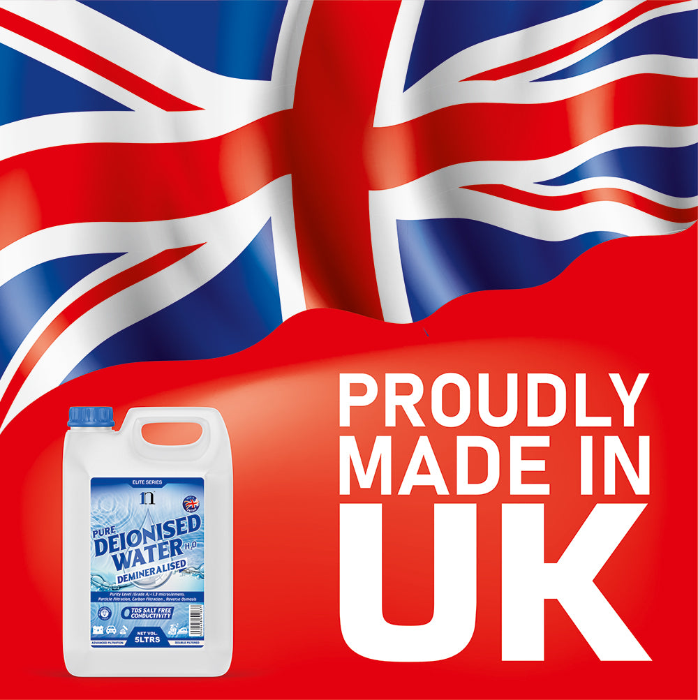 Pure Deionised Water 1L , 2.5L , 5L