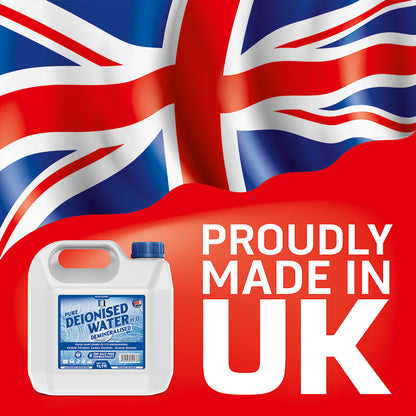 Pure Deionised Water 1L , 2.5L , 5L