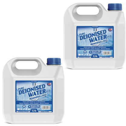 Pure Deionised Water 1L , 2.5L , 5L