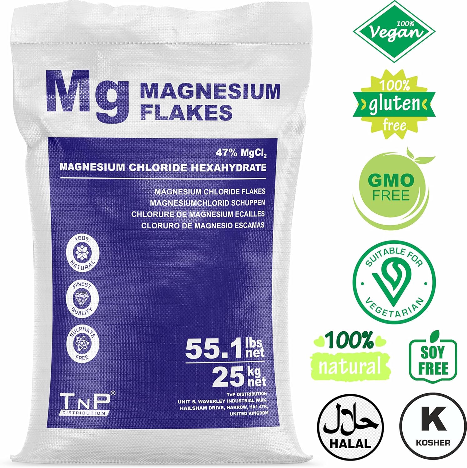 Magnesium Flakes 25Kg
