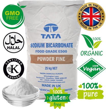 Sodium Bicarbonate Food Grade Powder Fine - 25Kg