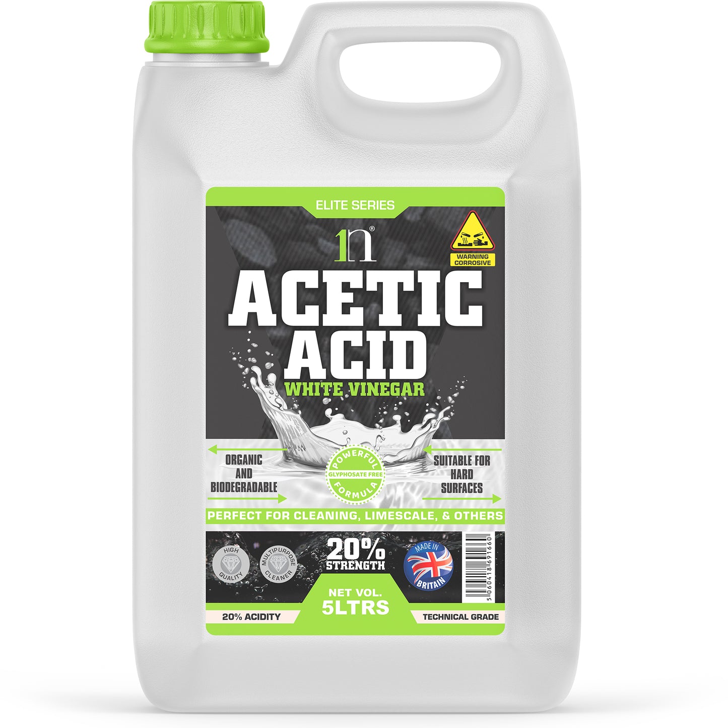 1ne Nutrition White Spirit Vinegar 5Litre - 20% Strength