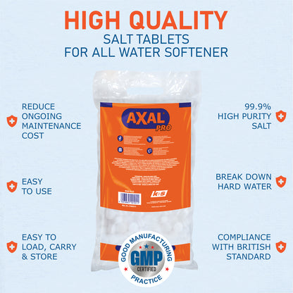 AXAL PRO Vacuum Salt Tablets 10kg Bag
