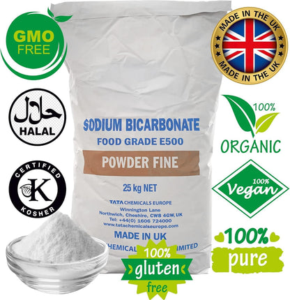 Sodium Bicarbonate Food Grade Powder Fine - 25Kg