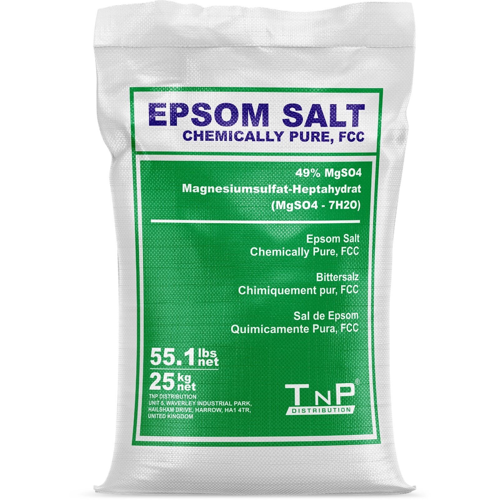 Epsom Salt Technical Grade 25kg – tnpdistribution