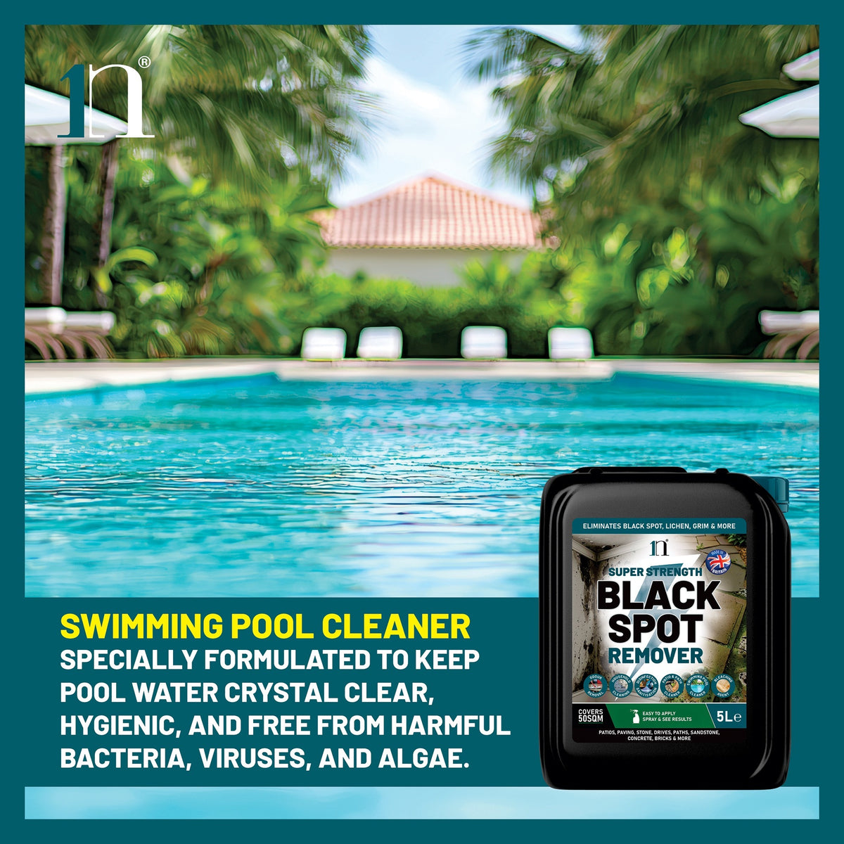 Super Strength Black Spot Remover 5L – Patio, Path & Paving Cleaner