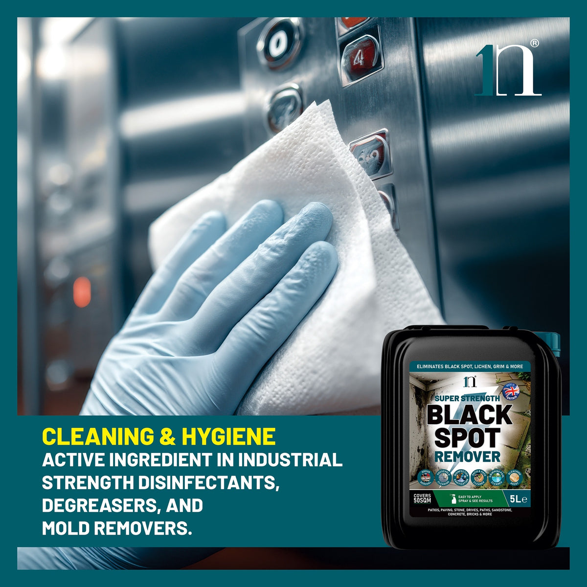 Super Strength Black Spot Remover 5L – Patio, Path & Paving Cleaner