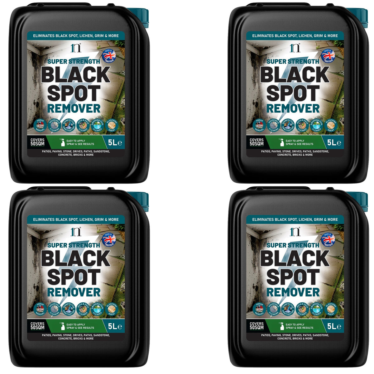 Super Strength Black Spot Remover 5L – Patio, Path & Paving Cleaner