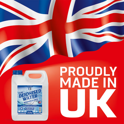 Pure Deionised Water 1L , 2.5L , 5L