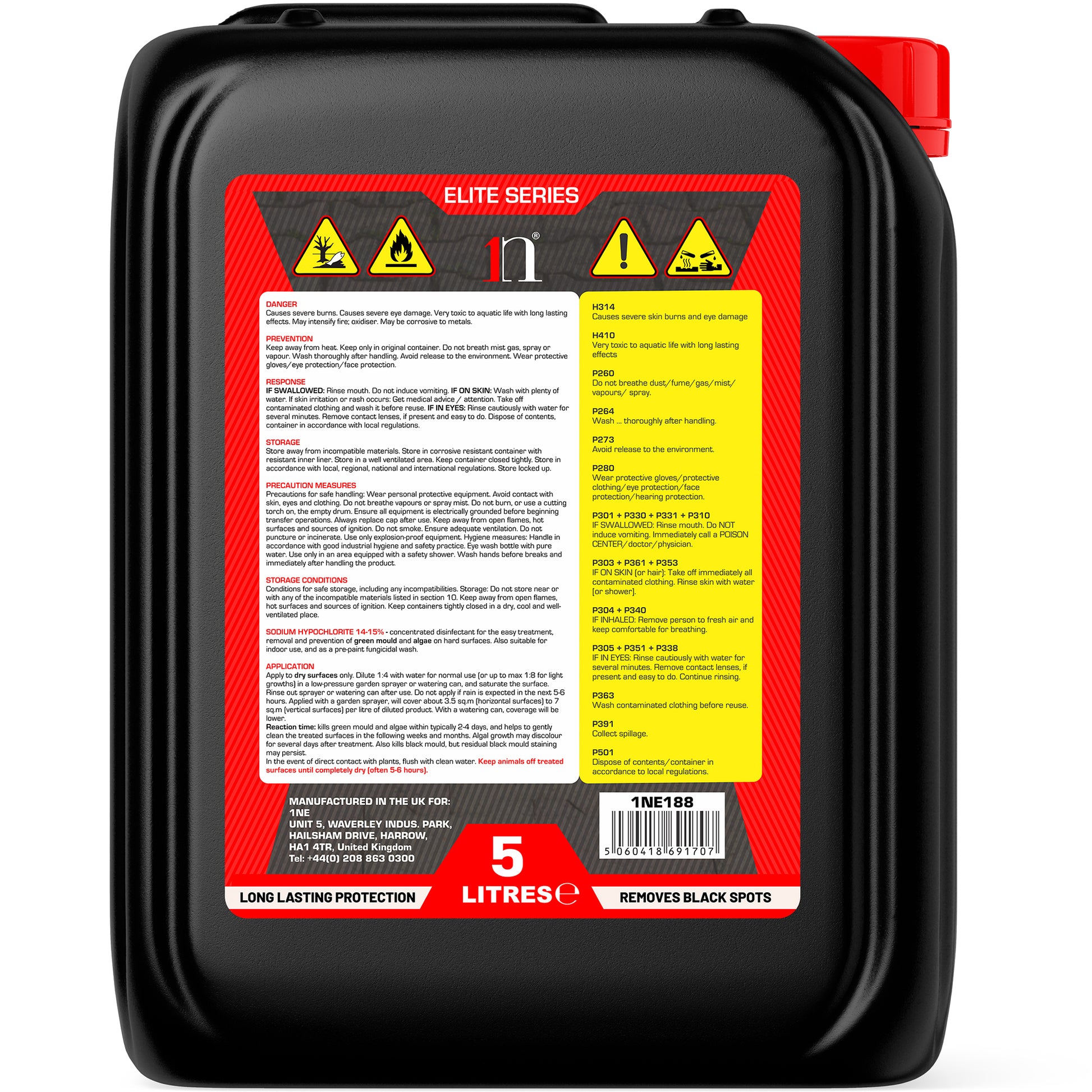1ne Nutrition Xtreme Path & Patio Cleaner 5ltrs