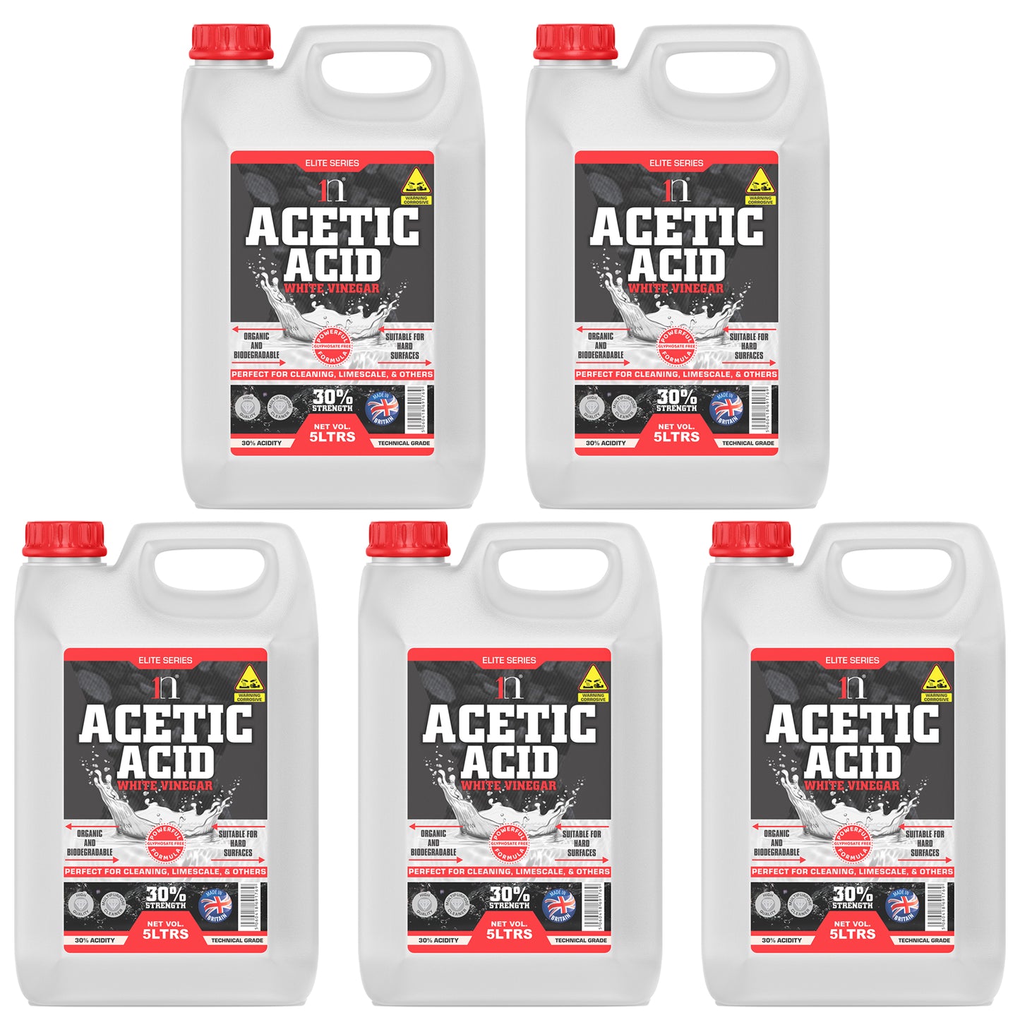 1ne Nutrition Acetic Acid 30% White Vinegar 5Litre
