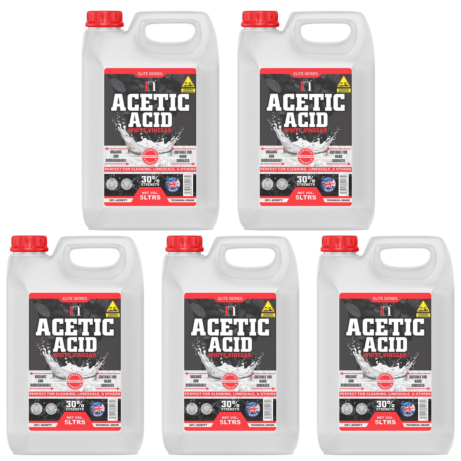 1ne Nutrition Acetic Acid 30% White Vinegar 5Litre