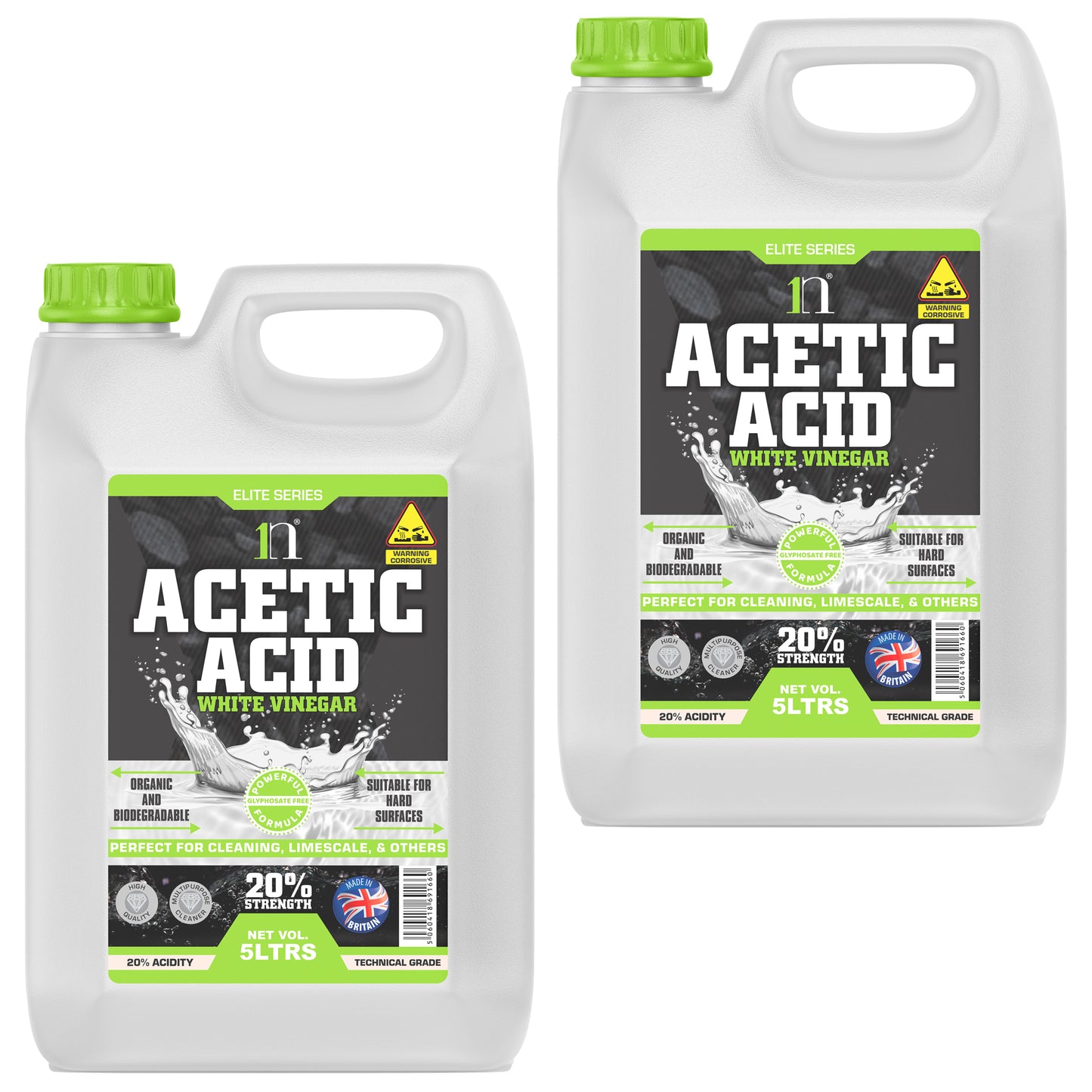 1ne Nutrition White Spirit Vinegar 5Litre - 20% Strength