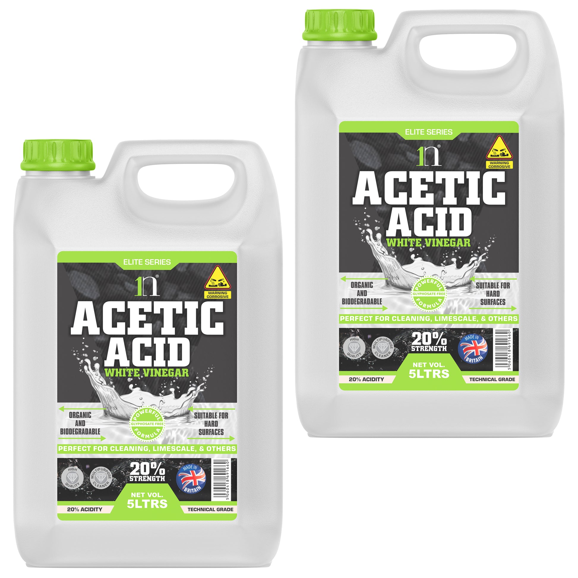 1ne Nutrition White Spirit Vinegar 5Litre - 20% Strength