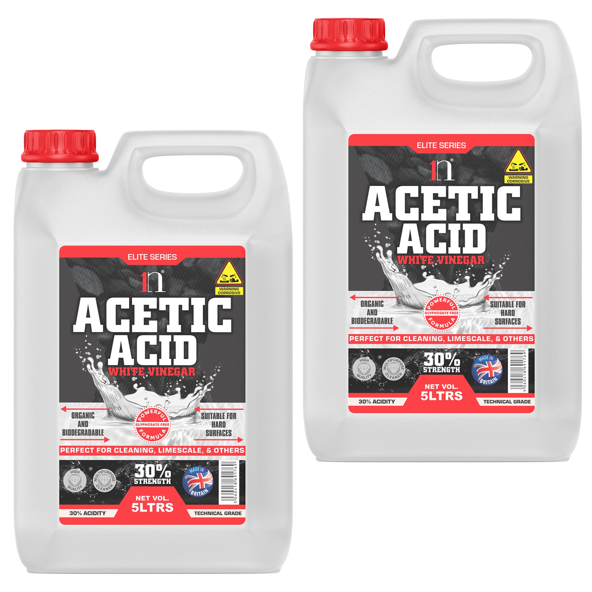 1ne Nutrition Acetic Acid 30% White Vinegar 5Litre