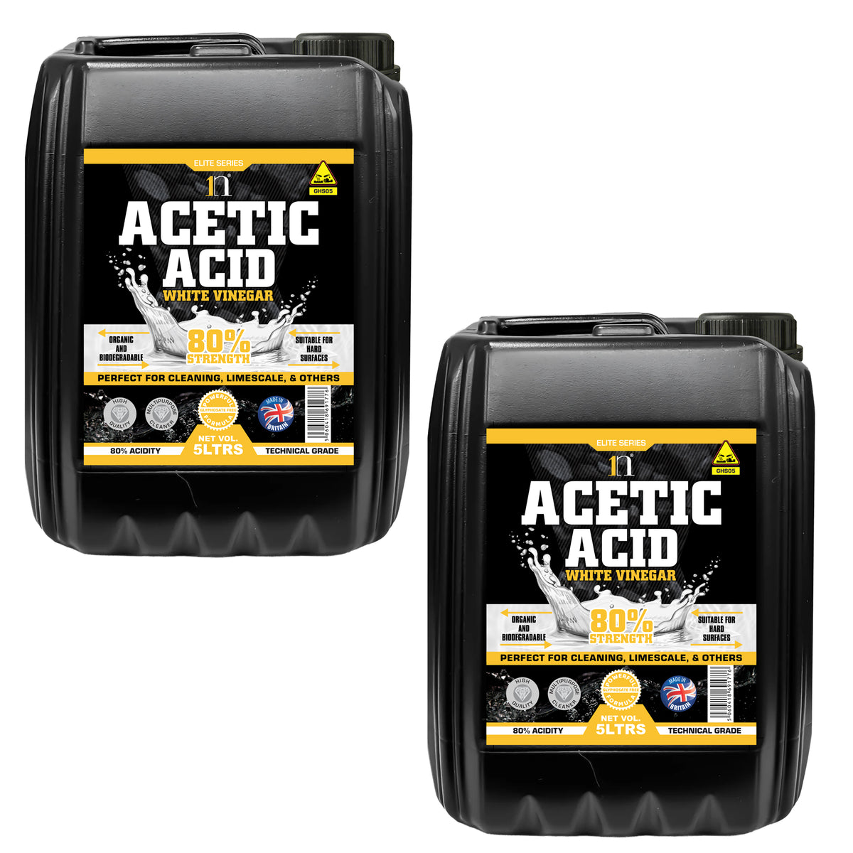1ne Acetic Acid 80% White Vinegar 5L Jerrycan