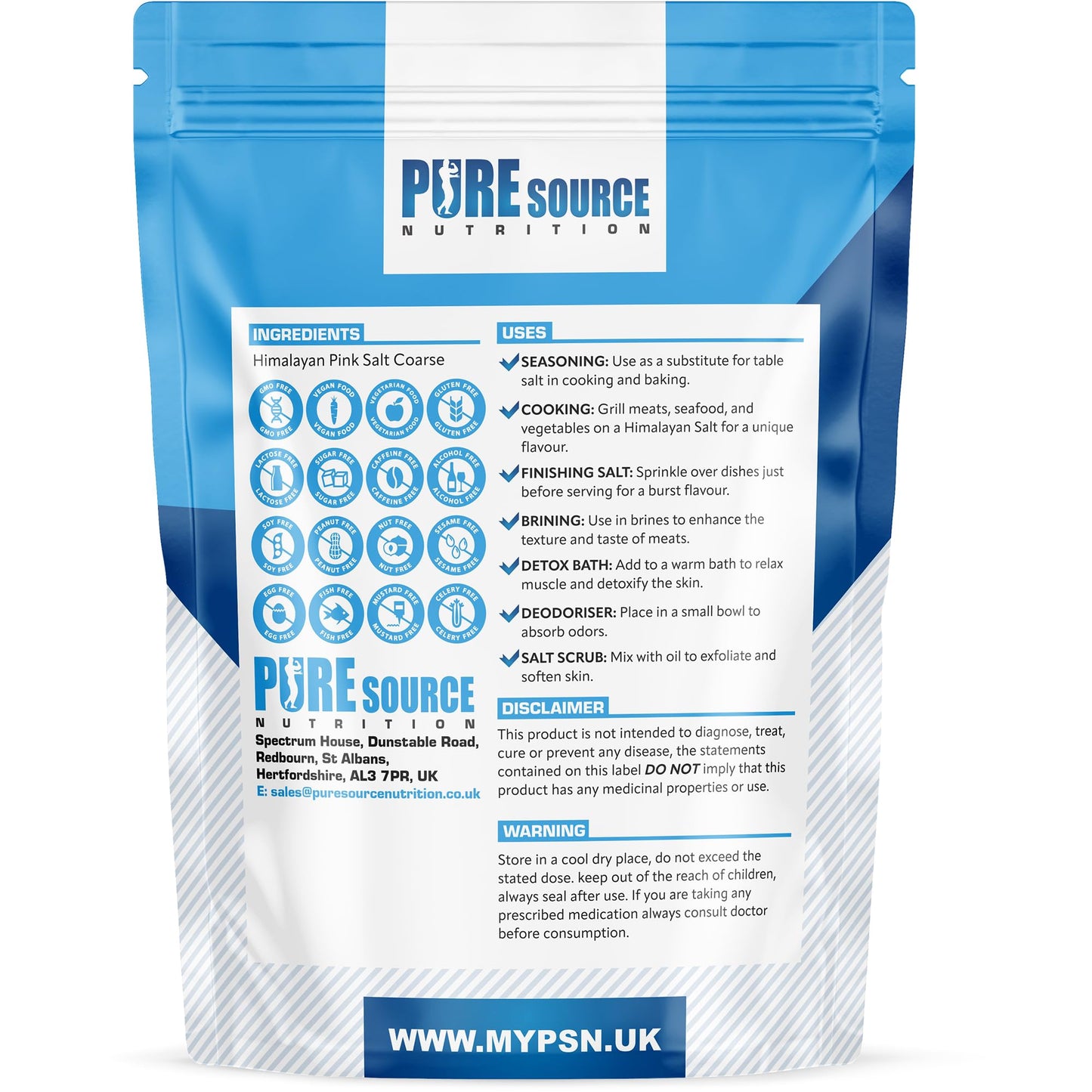 Himalayan Pink Salt - Coarse - 25kg
