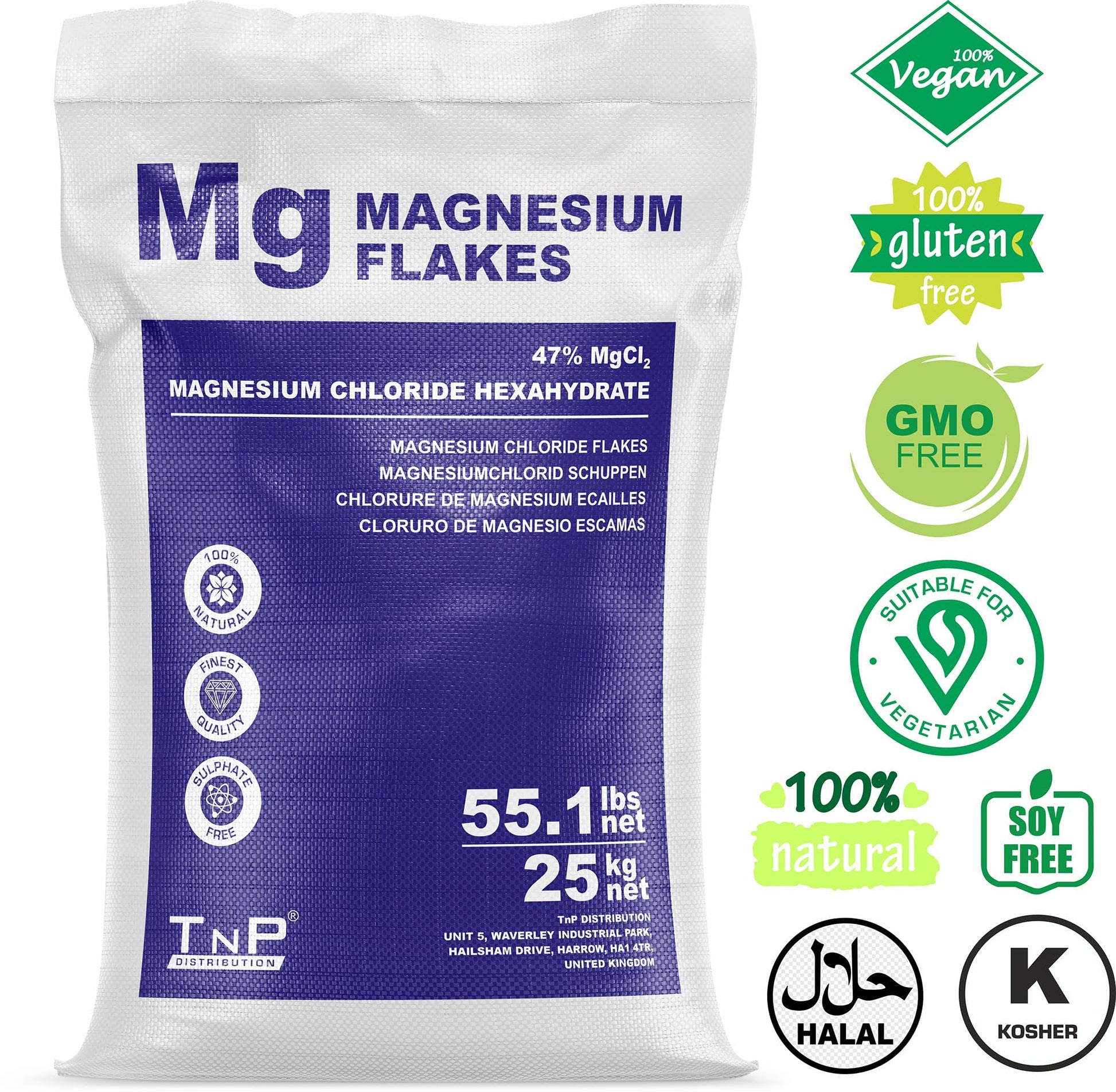 Magnesium Flakes 25Kg