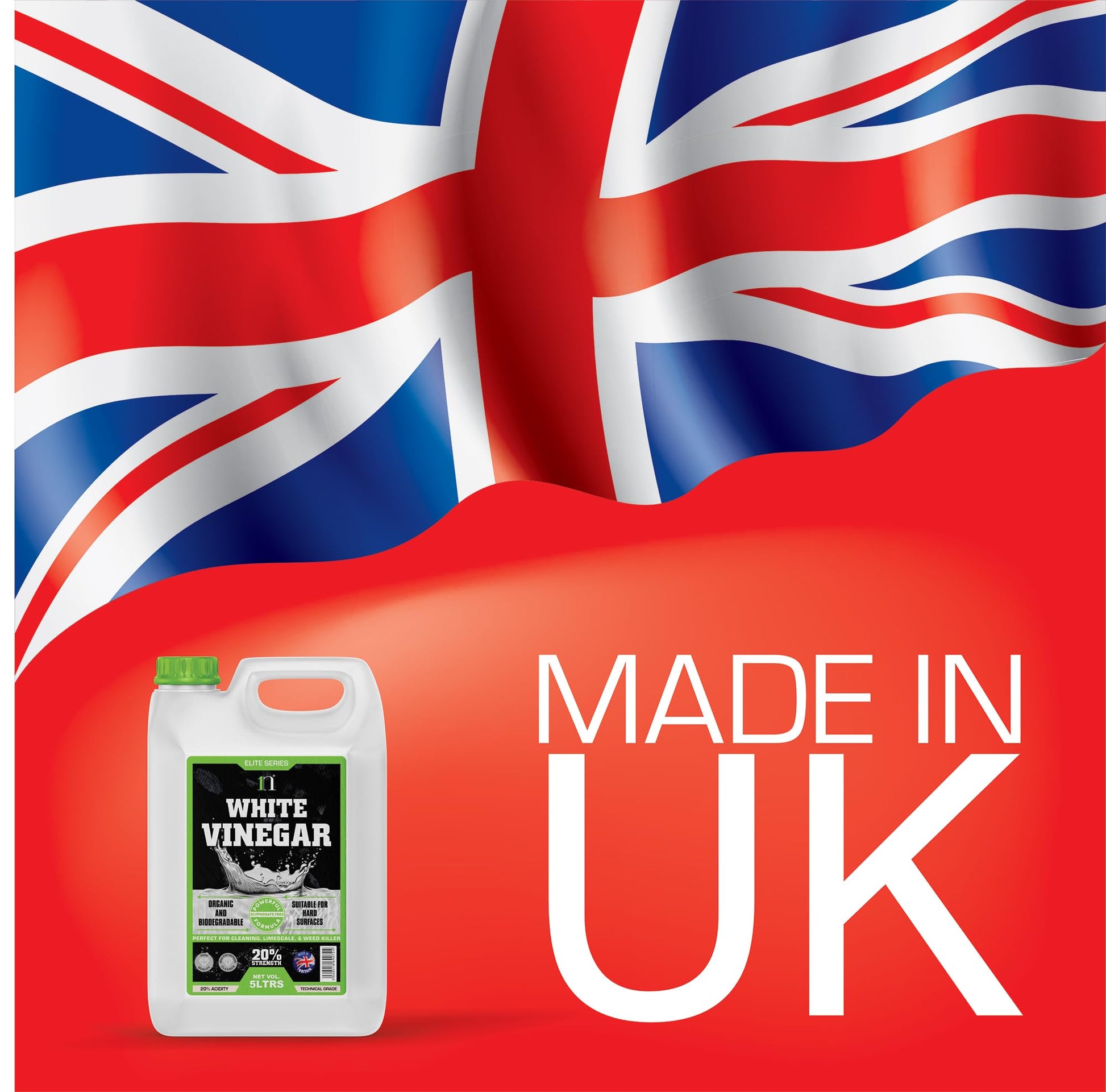 1ne Nutrition White Spirit Vinegar 5Litre - 20% Strength